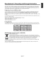 Предварительный просмотр 19 страницы NEC E222W - MultiSync - 22" LCD Monitor User Manual