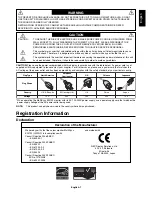 Preview for 3 page of NEC E231W-BK User Manual