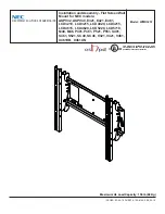 NEC E321 Installation And Assembly Manual preview