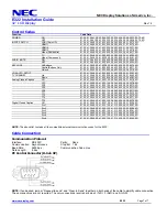 Предварительный просмотр 7 страницы NEC E322 Installation Manual