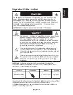 Предварительный просмотр 7 страницы NEC E322 User Manual