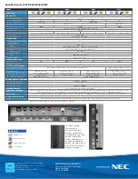 Preview for 4 page of NEC E323 Specifications