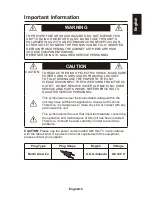 Preview for 7 page of NEC E326 User Manual