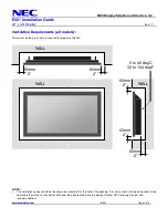Предварительный просмотр 2 страницы NEC E421 Installation Manual