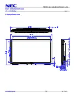 Предварительный просмотр 3 страницы NEC E421 Installation Manual