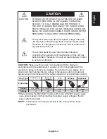 Preview for 7 page of NEC E421 User Manual