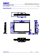 Preview for 3 page of NEC E422 Installation Manual