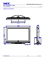 Preview for 5 page of NEC E461 Installation Manual