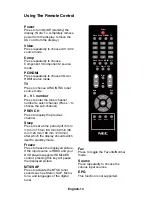 Preview for 16 page of NEC E461 User Manual