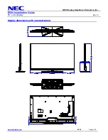 Preview for 3 page of NEC E554 Installation Manual