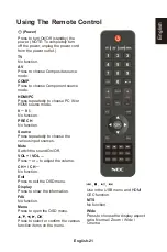 Preview for 23 page of NEC E556 User Manual