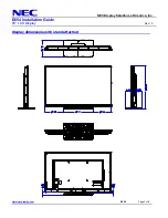 Preview for 3 page of NEC E654 Installation Manual