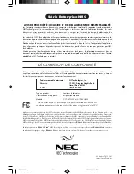 Preview for 39 page of NEC E750950 User Manual