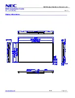 Preview for 3 page of NEC E805 Installation Manual