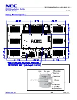 Preview for 4 page of NEC E805 Installation Manual
