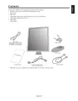 Предварительный просмотр 7 страницы NEC EA190M-BK - MultiSync - 19" LCD Monitor User Manual