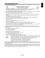 Preview for 5 page of NEC EA223WM-BK User Manual
