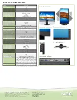 Preview for 2 page of NEC EA273WM-BK Specification