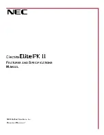 Предварительный просмотр 996 страницы NEC ELECTRA ELITE IPK II Features And Specifications Manual