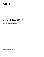 Предварительный просмотр 641 страницы NEC ELECTRA ELITE IPK II System Hardware Manual