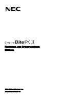 Предварительный просмотр 1190 страницы NEC ELECTRA ELITE IPK II User Manual