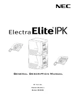 Предварительный просмотр 2 страницы NEC ElectraElite IPK General Description Manual