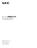 Preview for 802 page of NEC ElectraElite IPK Programming Manual