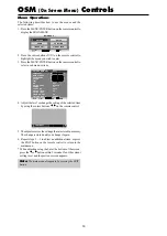 Preview for 16 page of NEC Enhanced split screen Model Operation Manual