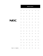 Предварительный просмотр 1 страницы NEC ES1400 User Manual
