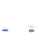 Предварительный просмотр 52 страницы NEC ESERIES User Manual