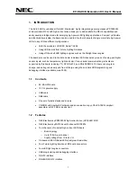 Preview for 3 page of NEC EV-K0-HCD Hardware User Manual