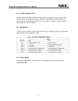 Preview for 10 page of NEC EV-K0-HCD Hardware User Manual