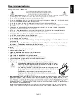 Предварительный просмотр 5 страницы NEC EX201W-BK User Manual
