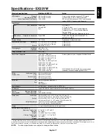 Предварительный просмотр 19 страницы NEC EX201W-BK User Manual
