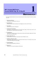 Предварительный просмотр 14 страницы NEC EXP801 Maintenance Manual