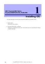 Предварительный просмотр 12 страницы NEC Express 5800 Series Installation Manual