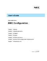 NEC Express 5800 Series User Manual preview