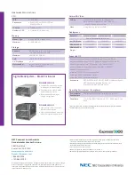 Preview for 2 page of NEC Express5800/120Bb-6 Specifications