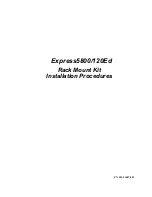 NEC EXPRESS5800/120Ed Installation Procedures Manual preview