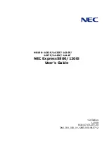 Preview for 1 page of NEC Express5800/120Ei User Manual