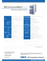 Предварительный просмотр 2 страницы NEC Express5800 120Li Datasheet