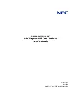 Предварительный просмотр 1 страницы NEC Express5800/140Rc-4 User Manual