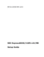 NEC Express5800/320Fc-LR/MR Setup Manual preview