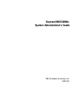 NEC Express5800/320Ma Administrator'S Manual preview