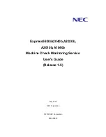 Preview for 1 page of NEC Express5800/A1040b User Manual