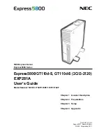 Preview for 1 page of NEC Express5800/GT110d-S (2C/i3-2120) EXP281A User Manual
