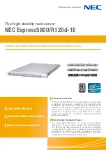 NEC Express5800/R120d-1E Hardware Specification предпросмотр