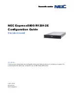 Preview for 1 page of NEC Express5800/R120f-2E Configuration Manual