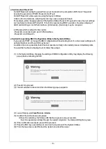 Preview for 10 page of NEC Express5800/R120h-1M 3rd-Gen Use Precautions