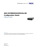 Preview for 1 page of NEC Express5800/R320e-M4 Configuration Manual